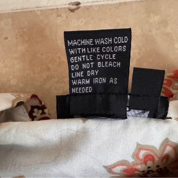 Central Park Floral Print Long Sleeve Collared Button Up Womens Size M - Picture 11 of 11